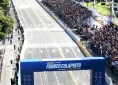 Alrededor de 500 mil personas disfrutan de las vueltas de Colapinto en Palermo