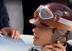 La emotiva vuelta de Franco Colapinto arriba de la Flecha de Plata, el histórico auto de Juan Manuel Fangio