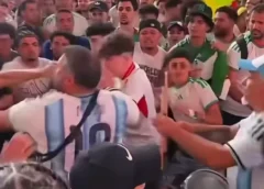 Disturbios en Times Square: hinchas de Argelia y Argentina se enfrentaron en la previa del partido