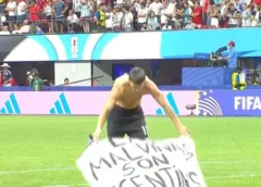 Las Malvinas son Argentinas: la bandera que mostraron los jugadores de la Selección Argentina